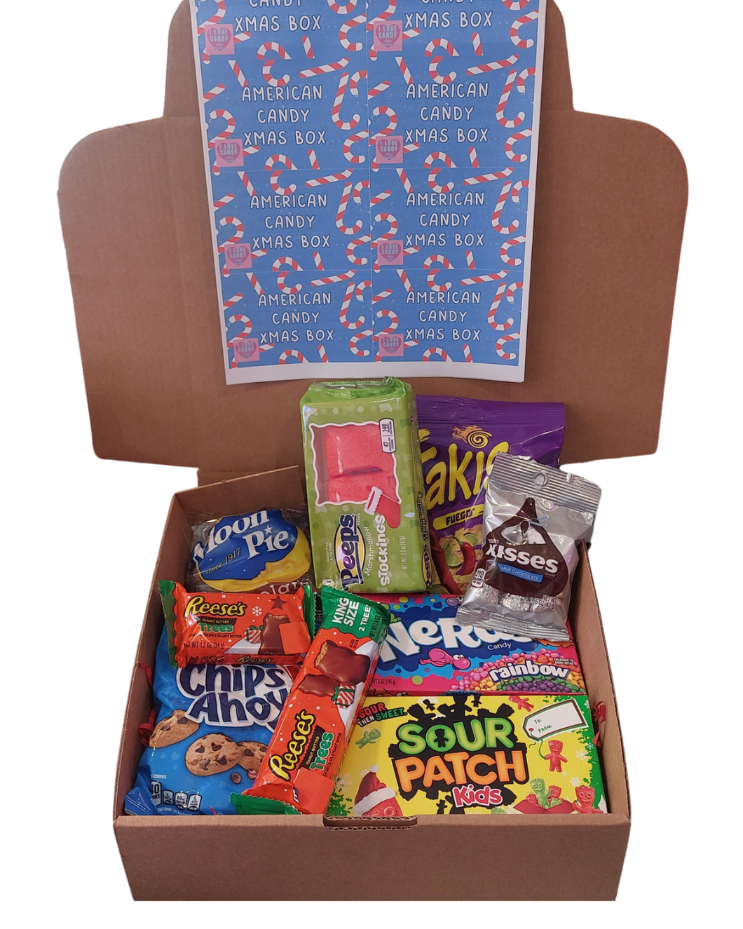 AMERICAN CHRISTMAS CANDY GIFT BOX